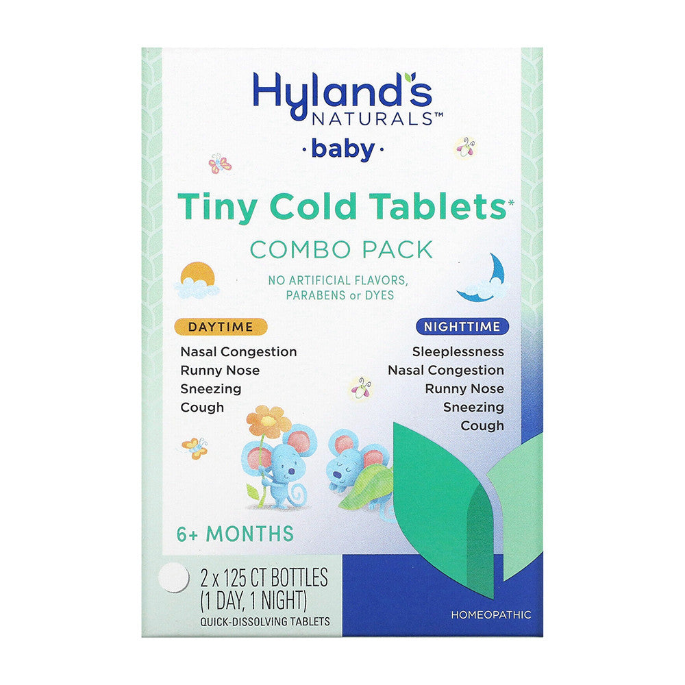 Hylands Naturals Baby Tiny Cold Tablets, Day And Night, 250 Ct